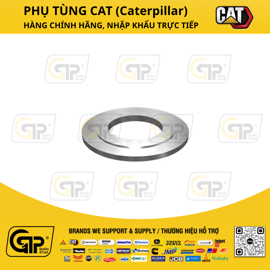 Caterpillar (CAT) 1261757 Seal Washer / Đệm Làm Kín Trục Turbo Tăng Áp C7, C9, 3406E, C16, C15, C18, 3126, 3116, 3126