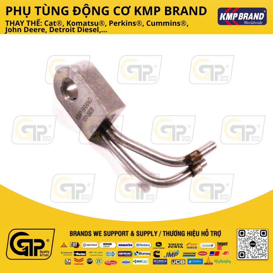 KMP Brand 1515928 Piston Cooling Nozzle / Ống Phun Nhớt Làm Mát 3406