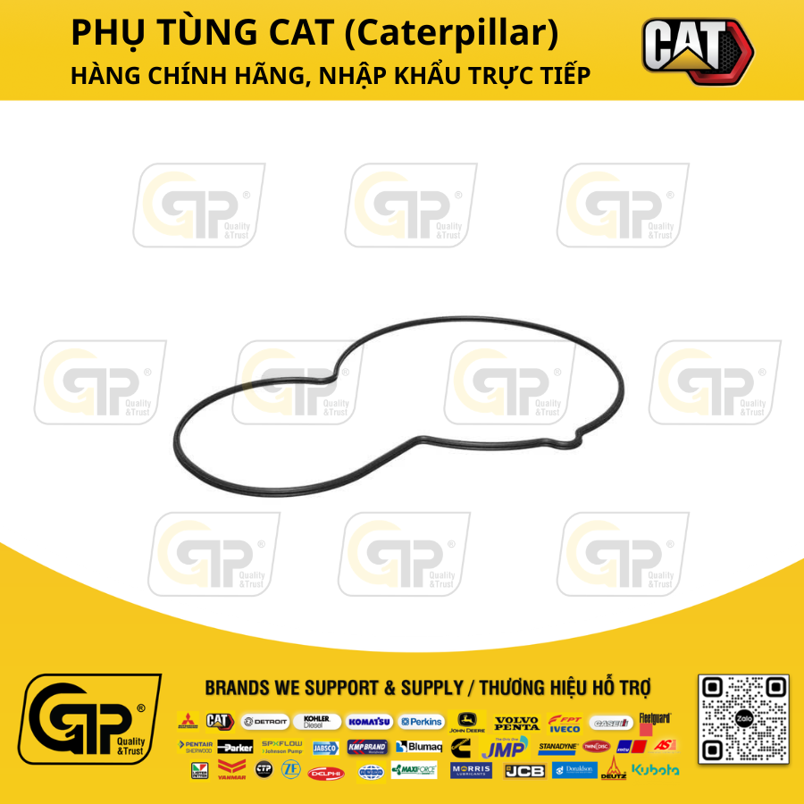 Caterpillar (CAT) 1607271 Press Seal / Gioăng Làm Kín 6.36mm C18, C15, C16, 3456