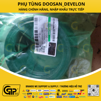 Develon (Doosan & Hyundai) 401106-00445 Phốt Làm Kín Trục Sau P222FE; PU222TI; DV22-OOP00