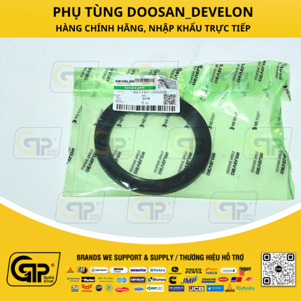 Develon (Doosan & Hyundai) 401107-02029 Phốt Làm Kín Trục Trước P222FE; PU222TI; DV22-OOP00