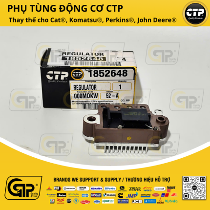 CTP (Costex) 1852648 Regulator Assembly / Bộ Điều Chỉnh Điện Áp Tự Động (Ổn Áp) C9, C13, 3306, C18, 3116, C32, 1260002540