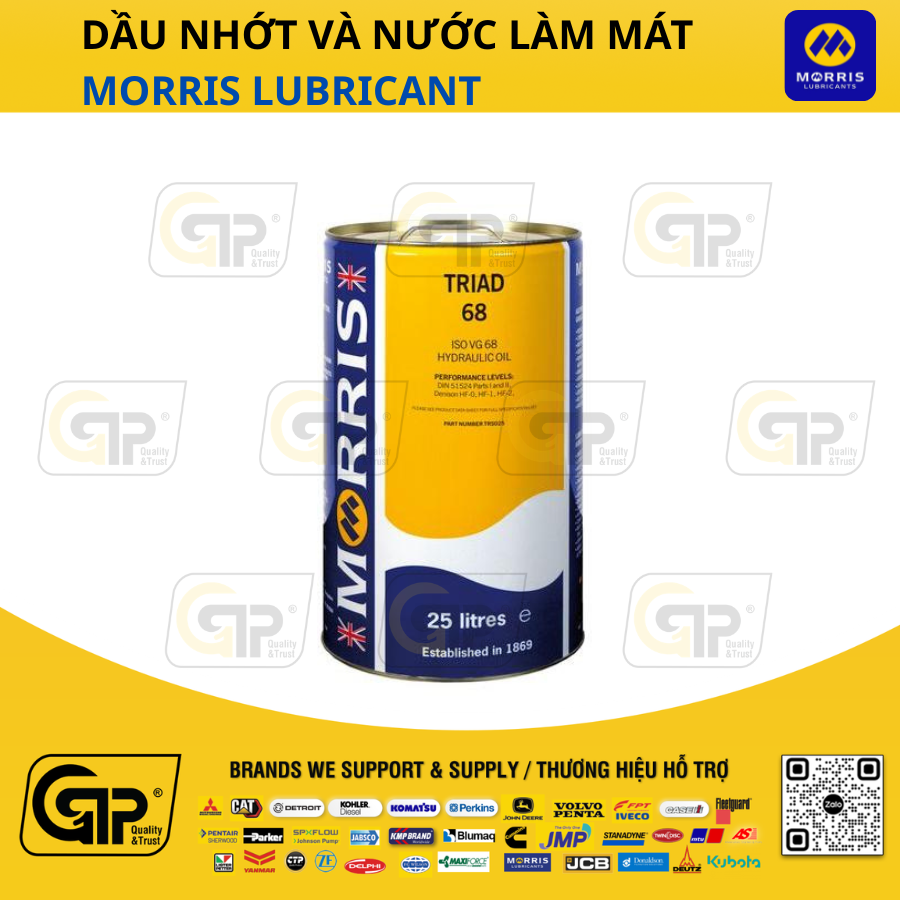 Morris Lubricant TRS Dầu thủy lực: Triad 23, 46, 68