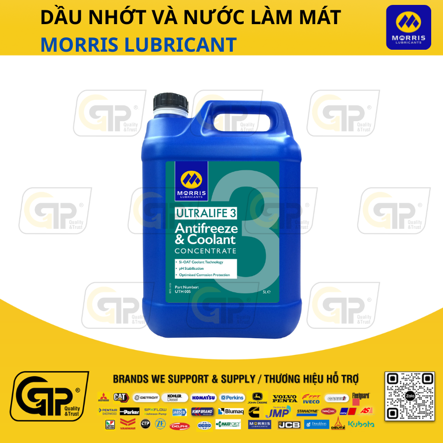 Morris Lubricant UTH Nước làm mát: Ultralife 3
