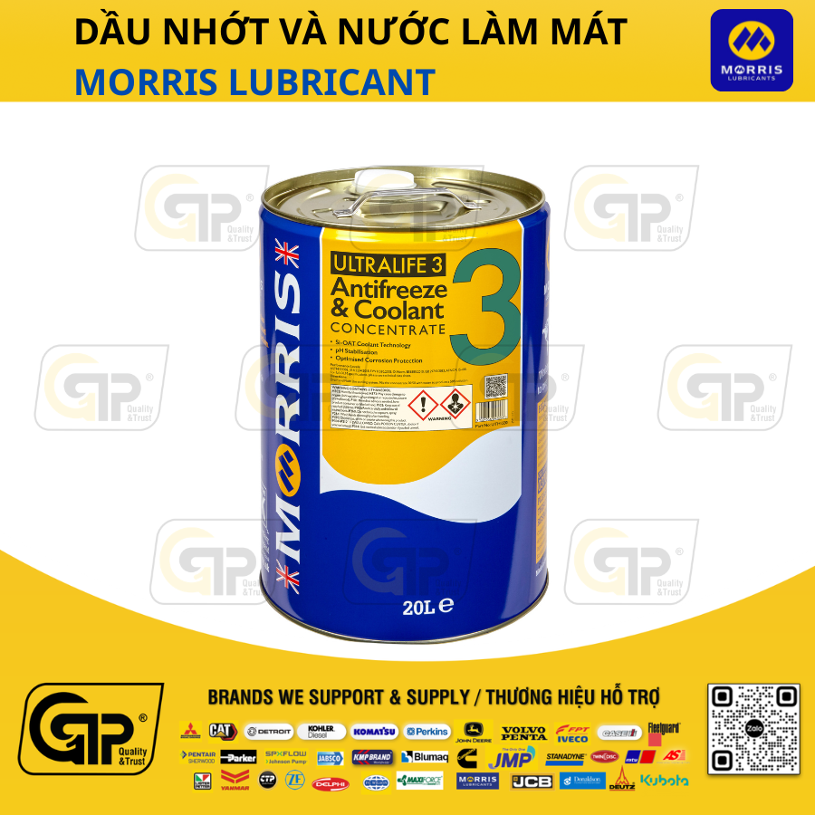 Morris Lubricant UTH Nước làm mát: Ultralife 3