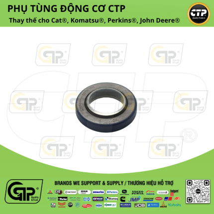 CTP (Costex) 1531256 34.92mm Inner Diameter Lip Type Seal / Phốt Chắn Nhớt Bơm Nước Chính 3406, 3408, 3412, C15, C18, C27, C32, 3126, C12, 1361152