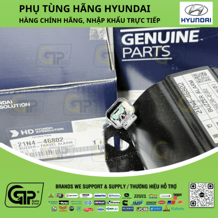 Hyundai 21N4-46802 Buzzer- Travel Alarm / Còi Báo Lùi H940C, H940S, H940ST, HL, HX140L, 21N4-46800, 21N446800, 21N446802
