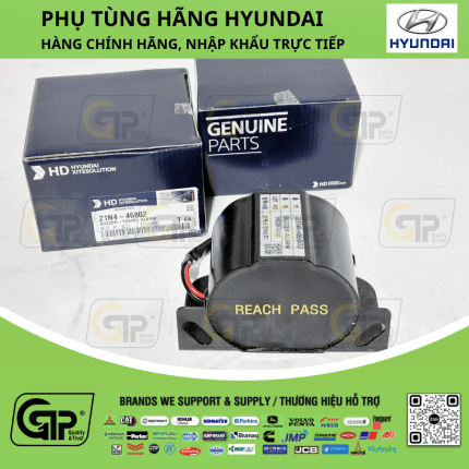 Hyundai 21N4-46802 Buzzer- Travel Alarm / Còi Báo Lùi H940C, H940S, H940ST, HL, HX140L, 21N4-46800, 21N446800, 21N446802