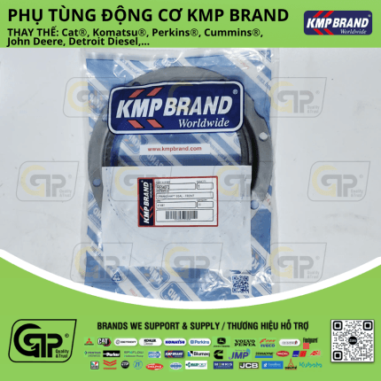 KMP Brand RE54073 Crankshaft Front Seal / Phốt Làm Kín Trục Phía Sau Johndeer 370E, 410E, 450C, 460E