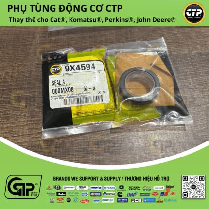 CTP (Costex) 9X4594 Seal A / Phốt Chắn Nhớt Bơm Nước Chính 3508, 3512, 3516