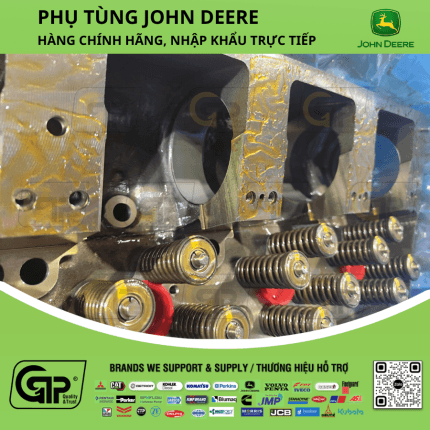 John Deere Brand RE542748 Cylinder Head / Nắp Quy Lát 6068TF250, 9120, RE518554
