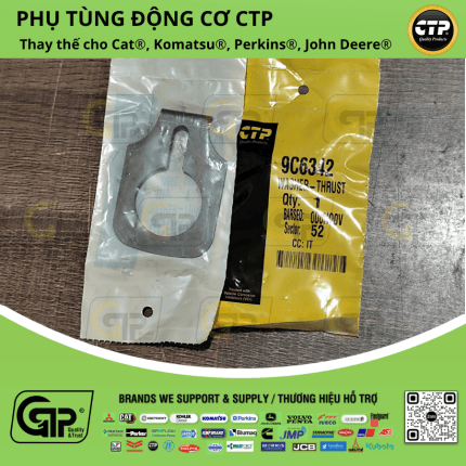 CTP (Costex) 9C6342 1.6mm Thick Thrust Washer / Miếng Đệm