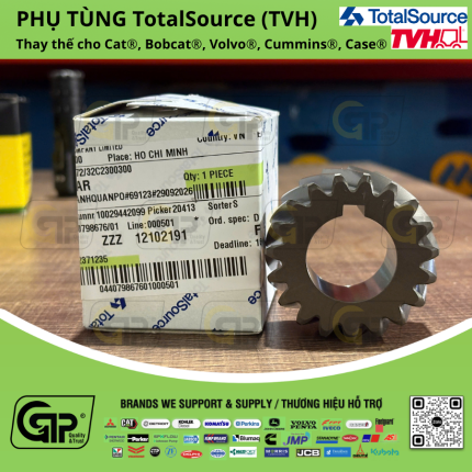 TotalSource (TVH) 32C2300300 Gear / Bánh Răng Truyền Động S3Q2, S4Q, S4Q2, 32C23-00300