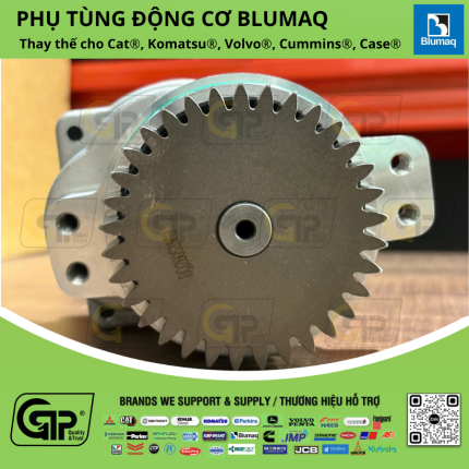 Blumaq CH12314 Oil Pump / Bơm Nhớt Bôi Trơn C12, C13, Perkin 2206, 2231608