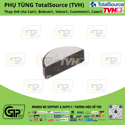 TotalSource (TVH) F287007022 Shaft Key / Chốt Hãm Và Chốt Định Vị Không Có Ren , F2870-07022