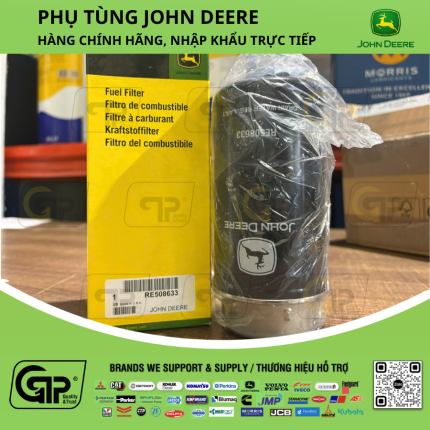 John Deere Brand RE508633 Fuel Filter Element / Lọc Nhiên Liệu , RE62433, P551428, FS19835, FS19812